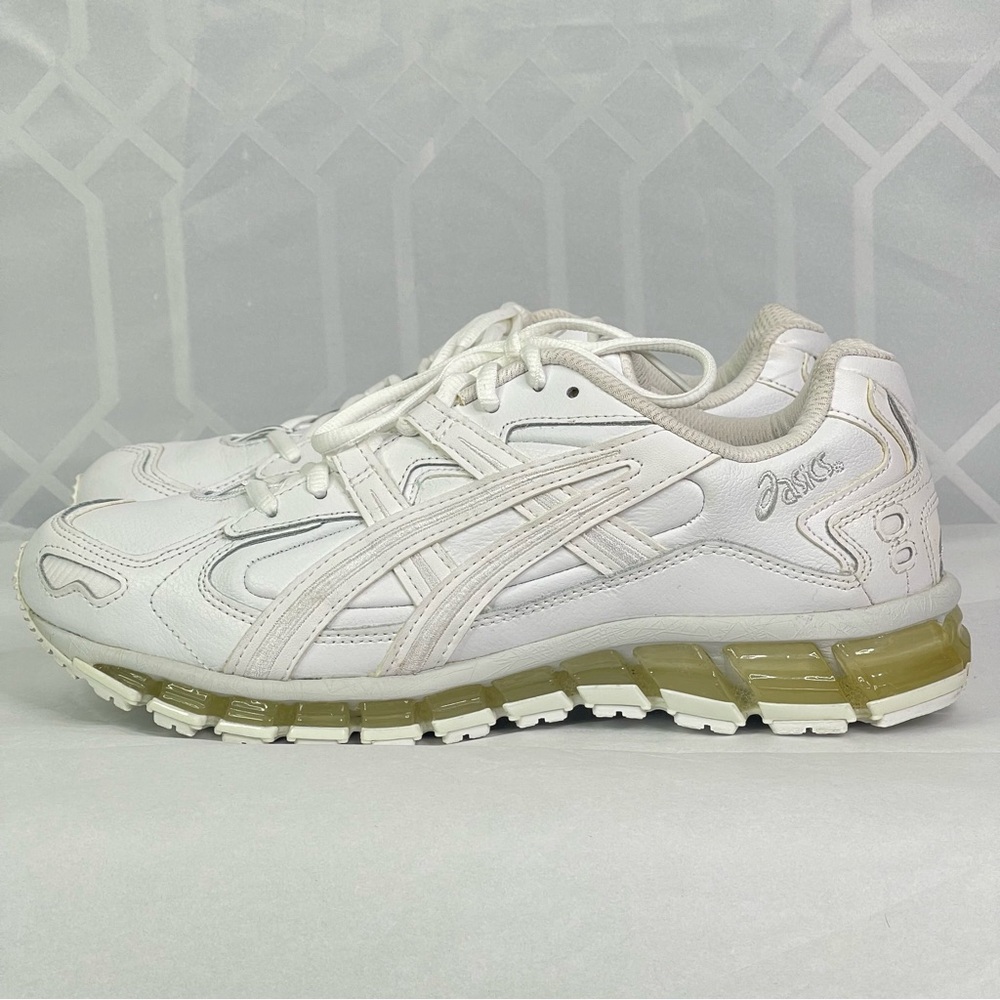 ASICS Gel-Quantum 360 5 Triple White Leather Sneakers 10.5
